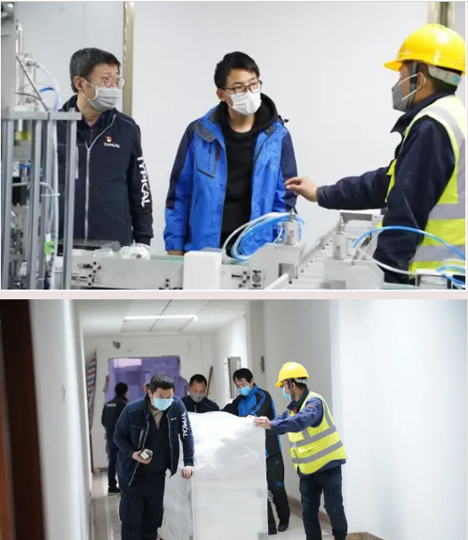 空壓機(jī)行業(yè)抗疫前線:陜鼓負(fù)責(zé)的口罩廠建設(shè)工程圓滿竣工