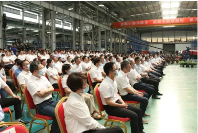 紅五環(huán)壓縮機資訊:衢州市第21期電視問政《請人民閱卷》在紅五環(huán)重工車間成功錄制