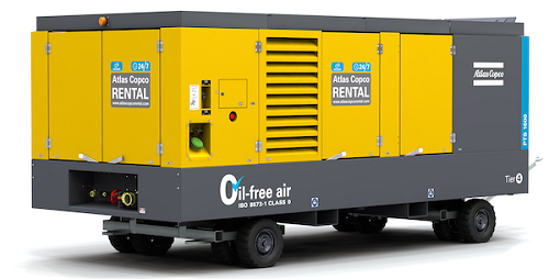 Atlas Copco specialty rental's compressors comply with EPA and save on stack testing